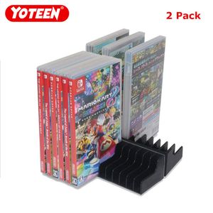 Yoteen 2 Pack Game Card Box Storage Stand Holder per Nintendo Switch per 24pcs CD Disks Card Holder