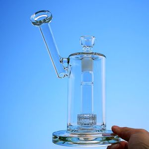 Bong de vidro Sidecar claro Mobius Matrix Perc Birdcage Percolator Bongs Tubulação de água de vidro Espessura Oil Dab Rigs 18 mm Junta fêmea com tigela