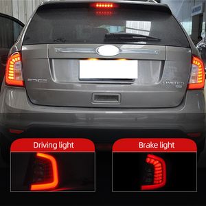 2 sztuk samochodu LED Lampa tylna dla Forda Edge 2011 2012 2013 2014 Taillights Tylni światła Car Styling Fog Lampy DRL Plug and Play