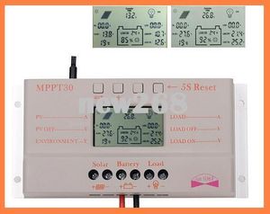 Wholesale mppt solar charge controller resale online - Freeshipping Solar Panel Regulator A MPPT LCD Solar Charge Controller V V W W Solar Panel Regulator Auto Work