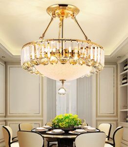 Modern luxury crystal pendant chandelier lighting creative new crystal chandeliers lamp gold pendant lights for dinning room MYY