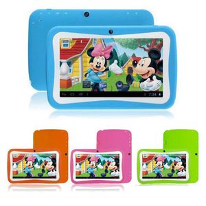 Tablet educacional infantil PC 7 polegadas Tela IPS 1024*600px Telas A33 Quad Core Android 4.4 512MB 8GB Bluetooth WiFi Ta83