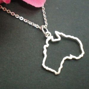 10st Commonwealth of Australia Country Map Halsband Enkel adoption Kontinent Australian State Sydney Profil halsband