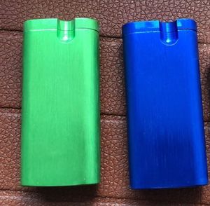 Wholesale tobacco cases resale online - All In One Hitter Dugout Aluminum Digger Rod Poker Tobacco Storage Container Case Cans For Smoking Pipe Tools