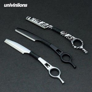 Univinlions Rotary Razor Hairstyling Thinning blades Straight Salon Hairdresser Barber Cutter Hair Removal Tools + 1 Piece Blade