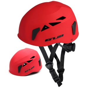 GUB D6 ABS+EPS Cycling Climbing Caving Protect Helmet with Headlight Buckels Ultralight Breathable - White