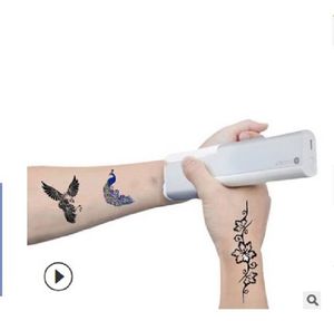 2020 Gorąca sprzedaż Printpen Handheld Drukarka tymczasowe urządzenie do tatuażu niestandardowe treści T shirt przenośna drukarka etykietowa