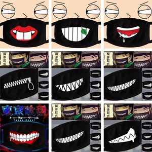 designer face mask cartoon masks washable thickened bear nose personality facial expression funny foreign trade free dhl