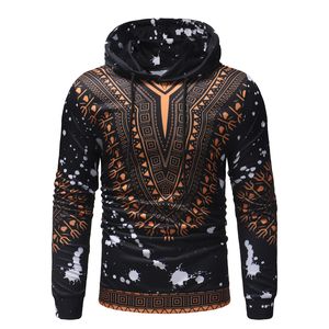 Hot sales African Dashiki Fashion Men Hoodies Sweatshirts Ethnic Wind D Print Long Sleeve hoodie Casual Male Sweatshirts