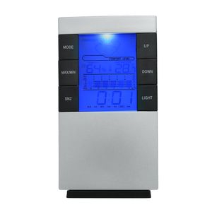 Despertador digital de temperatura e umidade