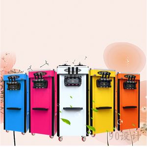 High quality and low price ice cream machine color can be customized three flavors of soft ice cream maker