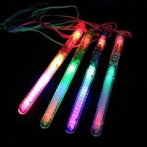 Fornitura natalizia Colore casuale 1PCS Bacchetta lampeggiante LED Glow Light Up Stick Patrol Lampeggiante Concert Party