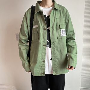 E-Baihui Styl Harbor Styl pracy Kurtka Dla Mężczyzn Popularne logo Trend Student Jesienny Płaszcz Harajuku BF Style Casual Para Kurtki XJ23