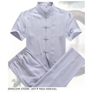 Erkek Tişörtleri Sinik Mağaza Baba Yükleme Sıradan Ment-Shirt Giyim Çin tarzı Tang Giysileri Erkekler Tshirt Pamuk Keten Mal215p