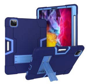 iPad Pro 11のタブレットケース2番目の10.9インチエア第4世代キックスタンド機能ペンホルダー付きカメラ保護ショックプルーフカバー