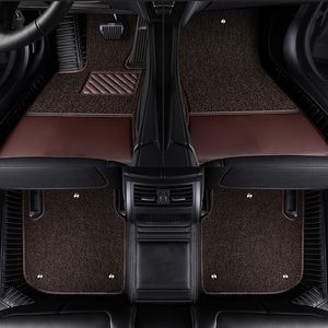 Custom fit car floor mats for Land Rover LOGO Discovery 3/4 2 Sport Range Rover Evoque Sports 3D car styling carpet liner mat