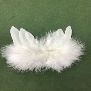 Solid White Color Feather Wing voor DIY Party Gift Decoratie Angel Wings Kids Photography Prop Factory Direct xh E1
