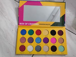 CRAYONS Eyeshadow OF 2019BOX iShadow için çalışan Paleti 18 Renk Işıltılı Mat Göz Farı Paleti Makyaj Göz ücretsiz DHL gölge