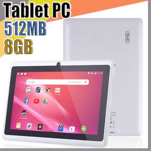 838 DHL 7 inch capacitieve AllWinner A33 Quad Core Android 4.4 Dual Camera Tablet PC 8GB / 512MB ROM WIFI EPAD YOUTUBE FACEBOOK Google A-7PB