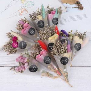 Trockene Blume Künstliches Kristallgras Für Valentinstag Geschenk Dekor Mini Blumenstrauß DIY Mädchen Getrocknete Blumen Fotografie Prop