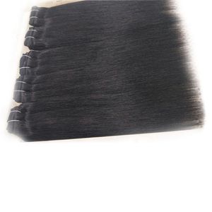 Czarny piątek Promocja Indian Human Hair Voundles Silk Proste Włosy Wefts and Long Hair Extensions 300Gram Lot, Darmowa Wysyłka