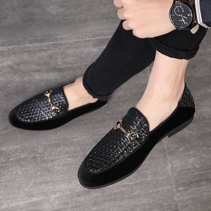 Męskie Sukienka Buty Mokasyny Garnitur Buty Party Buty Mężczyźni Moda Coiffeur Chaussure Homme Mariage Sepatu Slip On Pria Sapatos Social Masculino