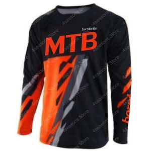 사이클링 저지 Hombre Borntoride Moto Jersey DH Off Road Mountain Bike MTB MX BMX Motocross Jerseys