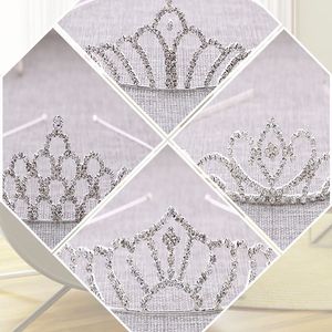 Светники кристаллы свадебные короны блеска бисера свадебной хрустальной завесы Тиара Корона