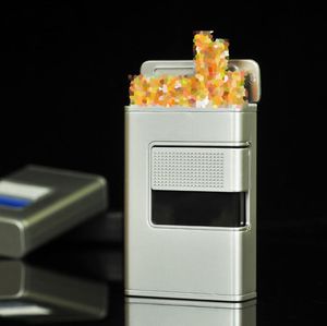 Colorful Ultra-thin PVC Plastic Portable Tobacco Cigarette Cases Holder Storage Box Innovative Design Protective Shell Smoking Tool