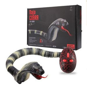 1pcs Telecomando a infrarossi in plastica Cobra Divertente Gadget Novità Sorpresa Sorpresa Pratiche Simulazione Animale Prank RC Snake Toy Giocattolo del Mischief