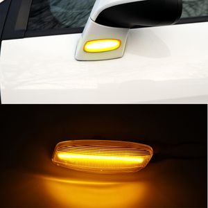 1 par para CITROEN C3 C4 C5 DS3 DS4 para PEUGEOT 207 308 3008 5008 RCZ Dinâmico LED lateral Luzes de marcador de luz transformar o sinal de luz de sinal