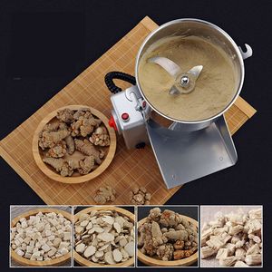Wholesale small food mill resale online - 2020 hot New Food Mill Powder Machine Ultrafine Household Small Dry Grinding Grain Chinese Herbal Medicine Grinder V