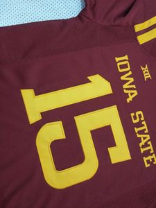 Custom Mens, Ungdom, Kvinnor, Småbarn, Iowa State Cyclones Personliga Namn och nummer Alla storlekstygd högsta kvalitet College Jersey