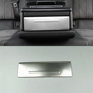 Автомобиль укладки заднего сиденья подлокотчик коробки для хранения панели декоративная кадровая крышка отделка для Audi A6 C8 2019 Аксессуары для интерьеров
