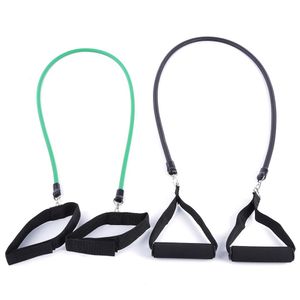 11pcs Set Natural Rubber Latex Fitness Resistance Bands Exercise Tubes Practical Elastic Training Rope Yoga Pull Rope Pilates228v