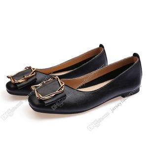 ladies flat shoe lager size 33-43 womens girl leather Nude black grey New arrivel Working wedding Party Dress shoes seventy