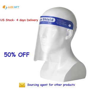 2020 EEUU populares de Solo Para American Mercado grueso transparente elástico Loop cubierta completa del protector de la cara en venta