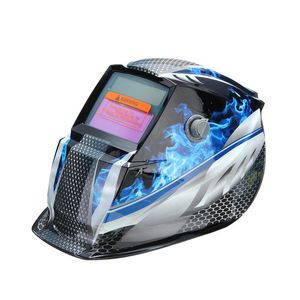 Bule Flame Solar Auto Darkening Welders Welding Helmet Mask Grinding Mode Automatic Welder Filter Lens