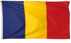 Romania Bandiera 3x5FT 150x90cm stampa del poliestere coperta appeso all'aperto di vendita caldo di bandiera nazionale con ottone Occhiello di trasporto