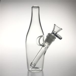 14mm Kadın Nargile ile 7 Inç Cam Beher Bong Downstem Erkek Kase Kalın Şişe Dab Rig Su Bongs Recycler Orta Kuleleri