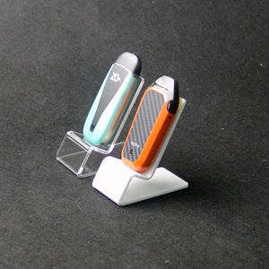 Acrylic display clear stand shelf holder base rack show for mini box mod thick oil vaporizer cartridge kit new arrival