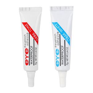 navio da gota com embalagem prática cola para cílios Clear-branco / Dark-preta impermeável Falso Maquiagem Cílios Adhesive Eye Lash Glue maquiagem