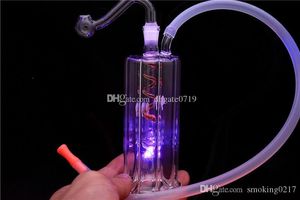 LED Dab Rig Bong in vetro da 4,5 