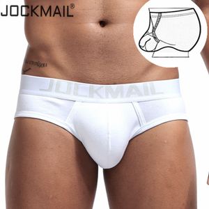 2020ss JOCKMAIL Хлопковые трусы Сексуальное мужское нижнее белье U-образная выпуклая сумка Регулируемый размер Кольцо Ремешки для мужчин Мужские шорты для багажника Нижнее белье для геев