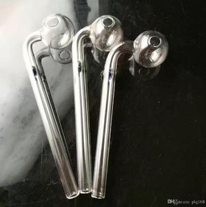 Longo caldeira curva Bongs Oil Burner Pipes tubulações de água Cachimbo de vidro plataformas petrolíferas fumadores frete grátis