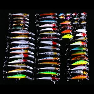 Wholesale fishing lure supplies for sale - Group buy 56PCS Fishing Lures Set Mixed Minnow Lure Bait Crankbait Tackle Bass Freshwater Crank Artificial Hard Baits Fish Supplies