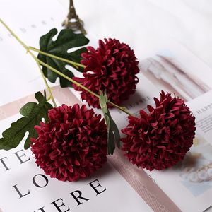 10 Teile/los Neue OnionBall Große Blume Kopf Simulation Löwenzahn Zweig Hause Blume Dekoration Seide Blume Hochzeit Wand Holding Flores