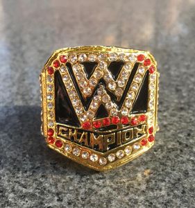 2016 Wrestling Federacja Hall of Fame Championship Pierścień Z Drewnianym Wyświetlacz Box Pamiątkowe Mężczyźni Fan Prezent 2018 2019 Hurtownie Drop Shipping
