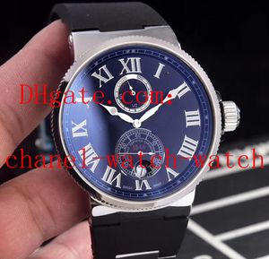 Freie Verschiffen 4 Farben-Marinechrono-Edelstahl-Mens-Uhr 266-67-3 / 43 mechanischer automatischer Mens-Armbanduhr-Kautschuk-Bügel