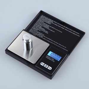 Mini Pocket Skala cyfrowa 0,01 x 200 g srebrna złota biżuteria Ważenie równowagi LCD Elektroniczne skale biżuterii
